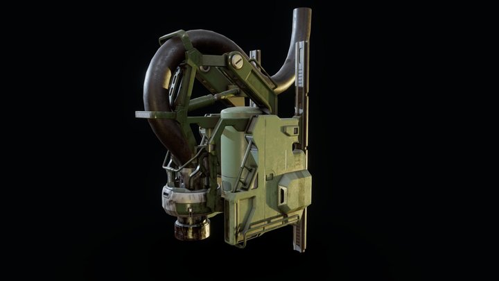UNSC Fuel Pump 3D Model