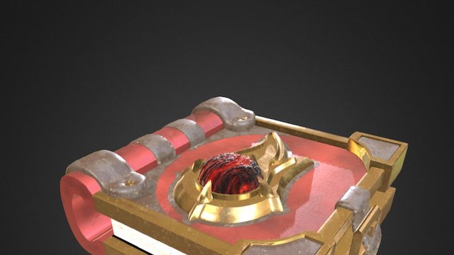 Fire Book 3D Model