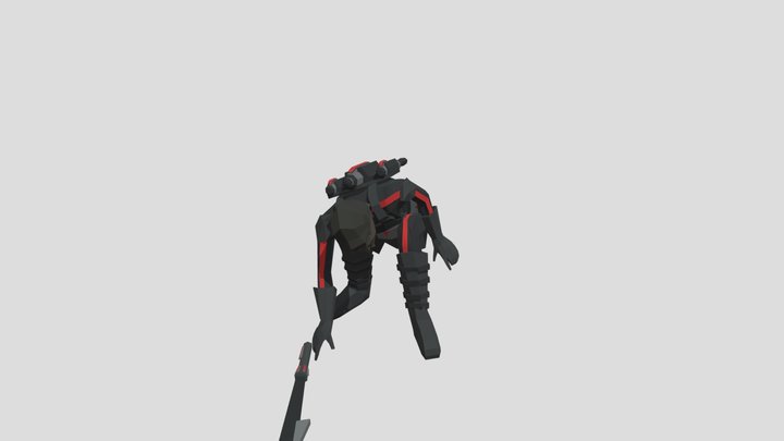 Moff Gideon Recovery Animation 3D Model