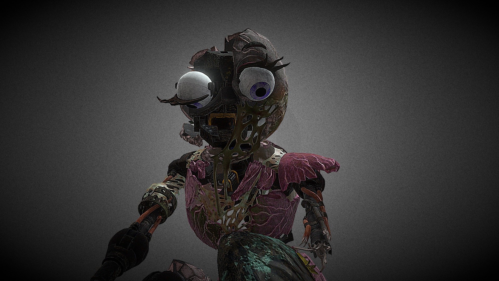 Broken Chica Dlc Fnaf Ruin {OFFICIAL} - Download Free 3D model by