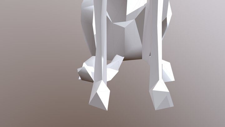 Whippet 3D Model