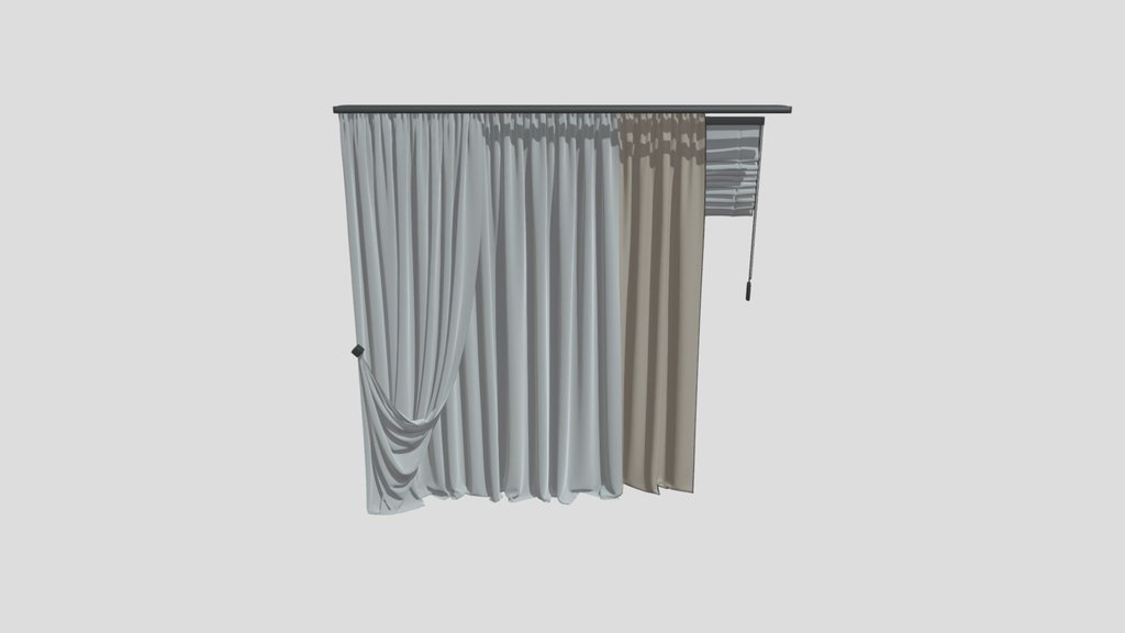 Mi Silk And Cotton Curtain Set