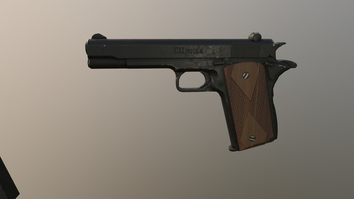 Colt M1911 3D Model