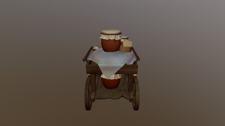 Wagon_Zbrush 3D Model
