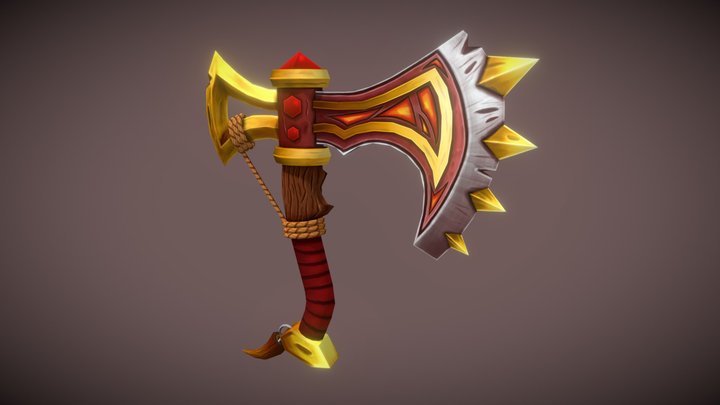 Hellscream's Cleaver - WeaponCraft 3D Model