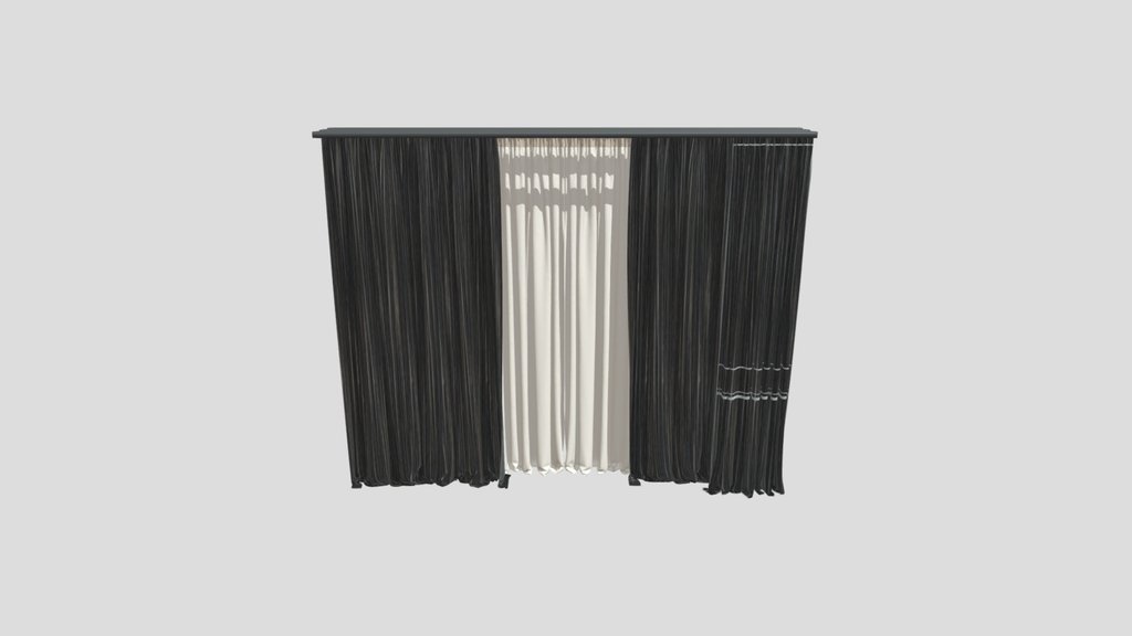 Mi Silk And Cotton Curtain Set