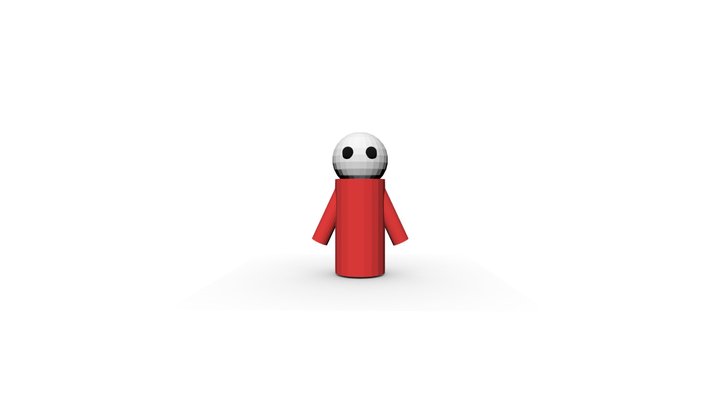 White man 3D Model