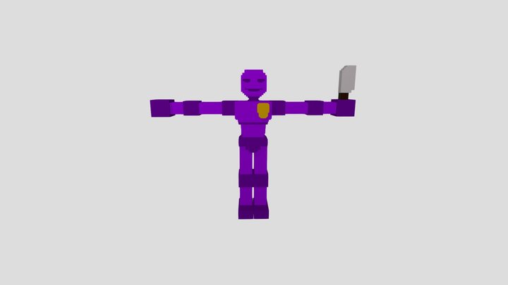 Purple guy 3D Model