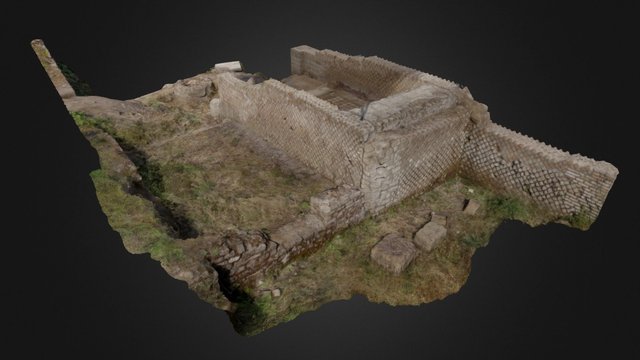 Sacello di Esculapio - Castrum Inui 3D Model