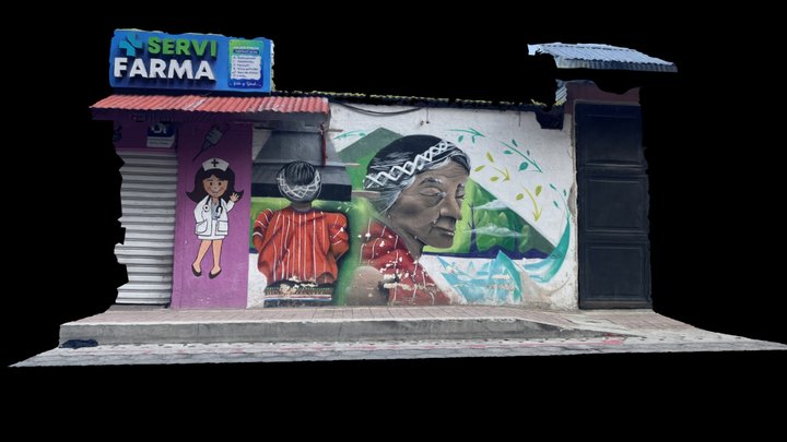 Mural abuela (Panajachel, Guatemala) – Gratis 3D-model STL