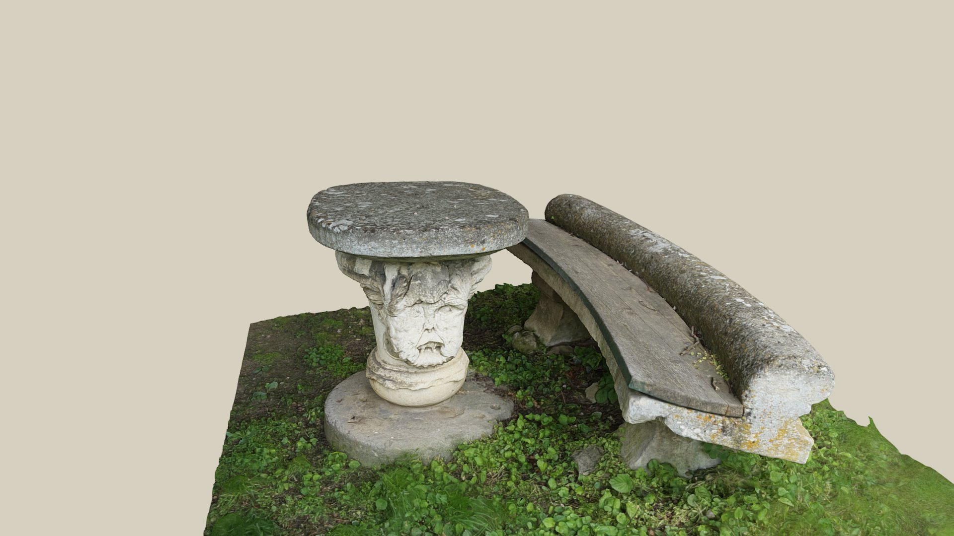 Steintisch — Sketchfab embed 3D viewer