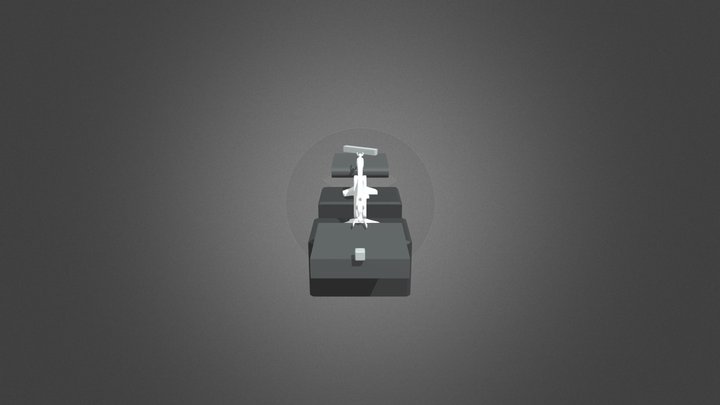 Unfinished Conveyor Robot Arm Animation 3D Model