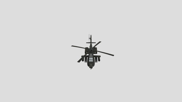 military helicopter 3D Model