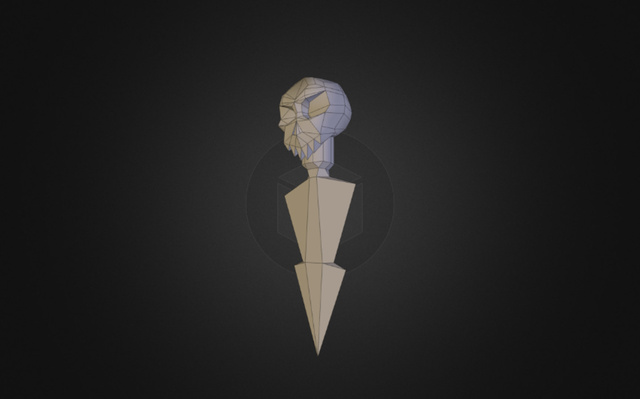 skulldagger 3D Model