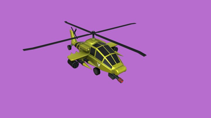 Helicopter 3D Model