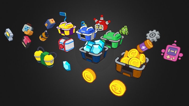 Game Objects Modeling 3D Model
