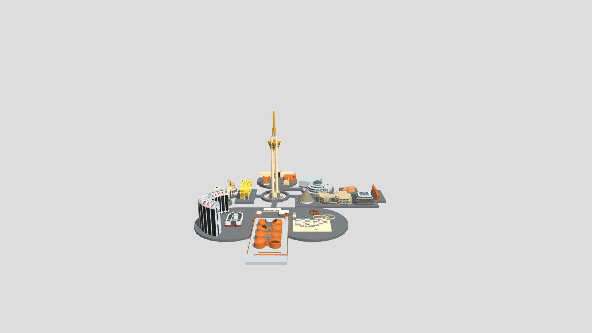 Pan African City Scene