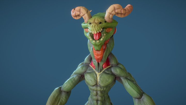 FREE Monster 3D Model