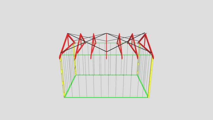 songlark shed 3d 3D Model
