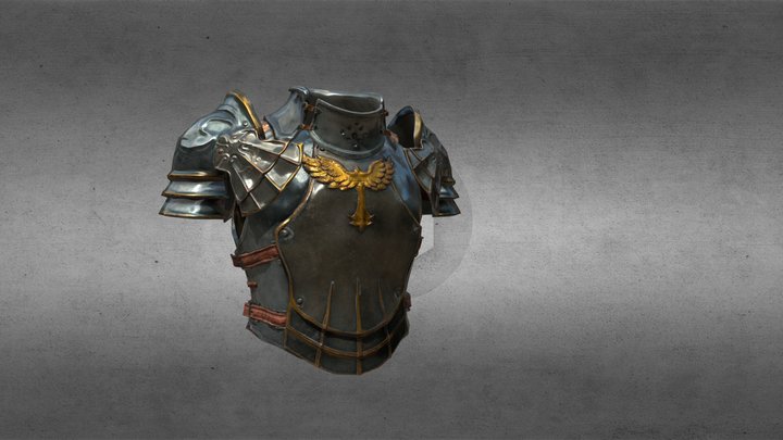 PBR West Armour 3D Model