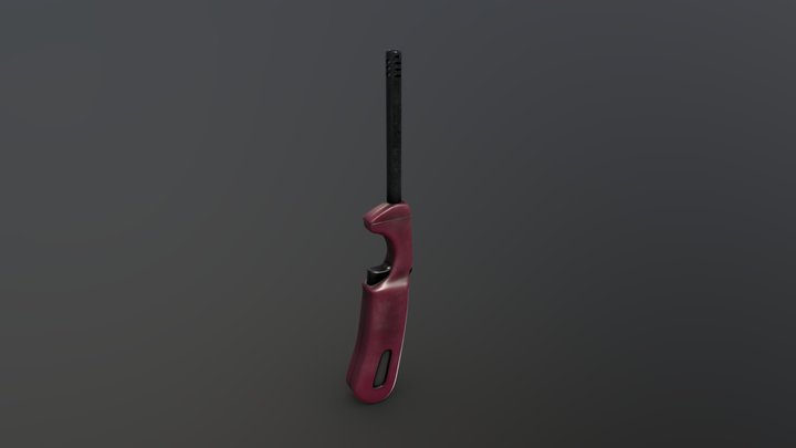Long Lighter 3D Model
