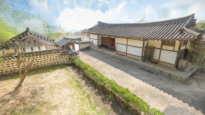 Traditional House in Korea 3D Model