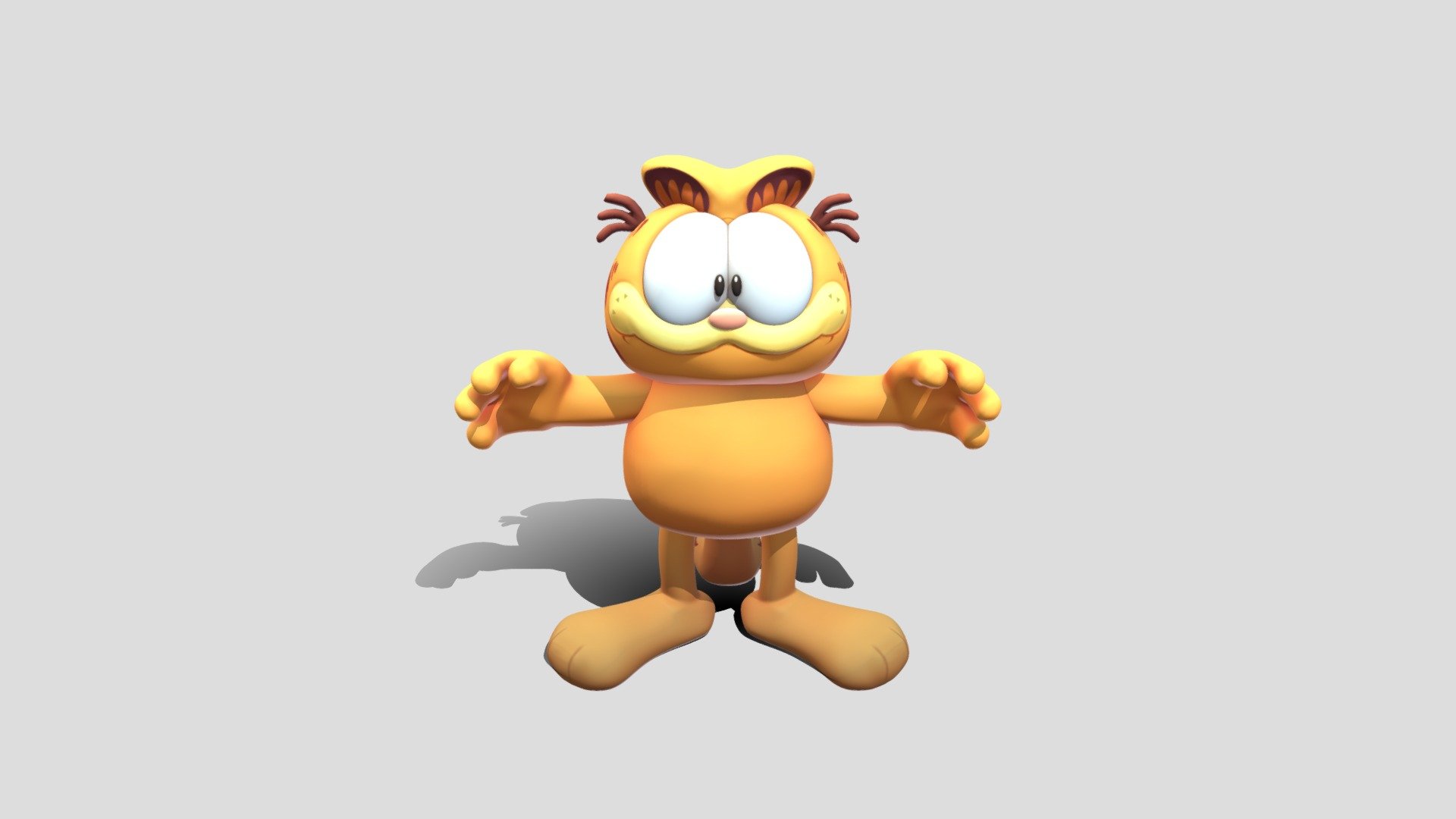 Garfield - 3D model by valengarfy [f99c5ac] - Sketchfab