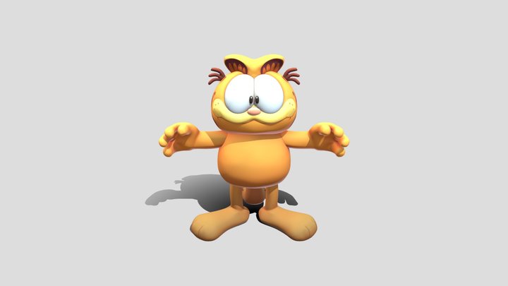Garfield 3D Model