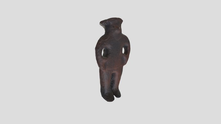 Steinzeitliche Figur 3D Model
