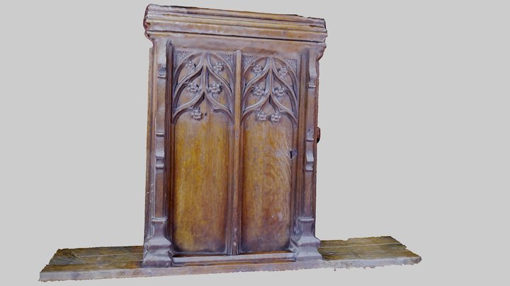 Bench V5 - north nave 3D Model