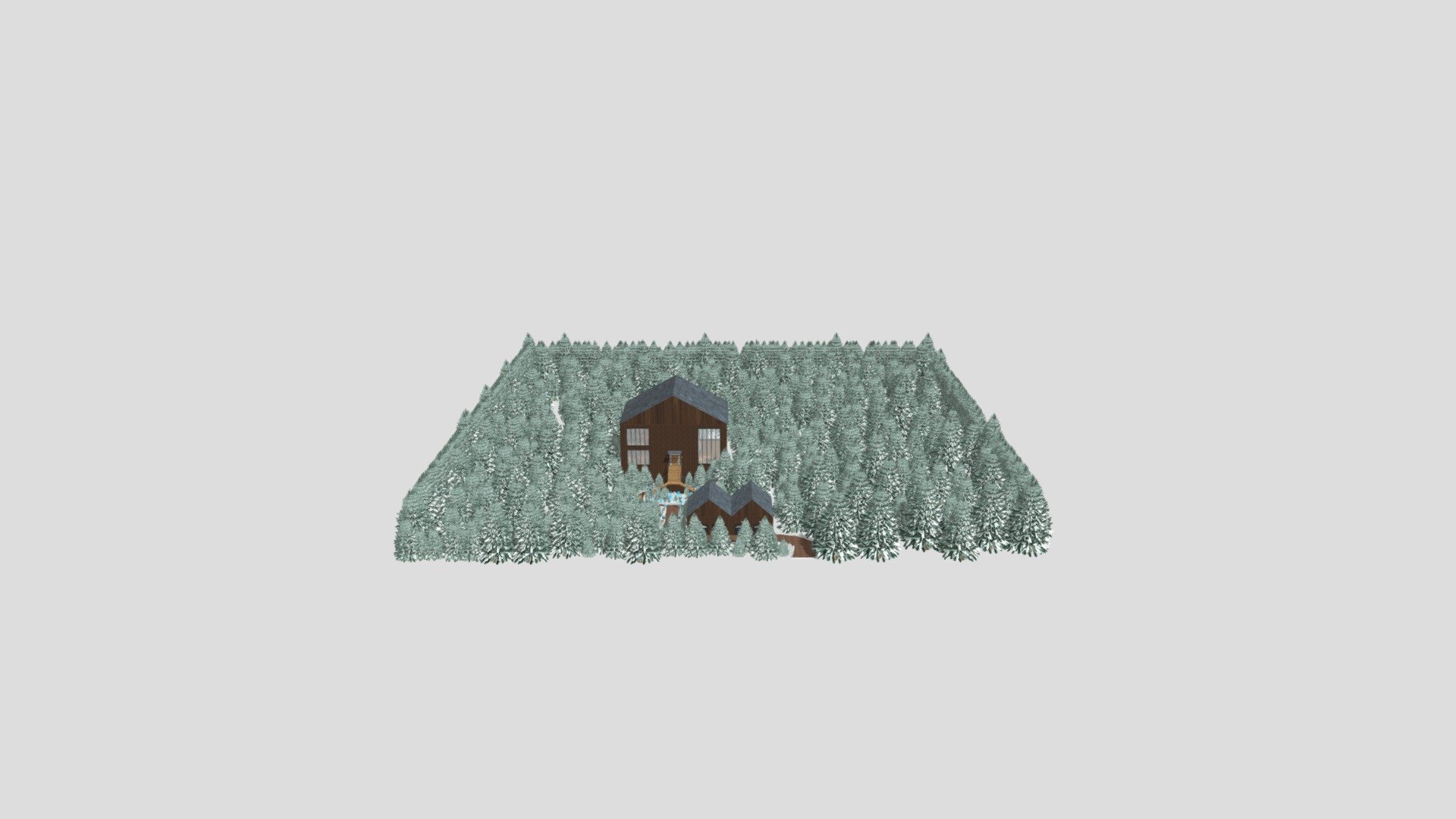 Winter landscape BIG DREAM VACATION HOUSE