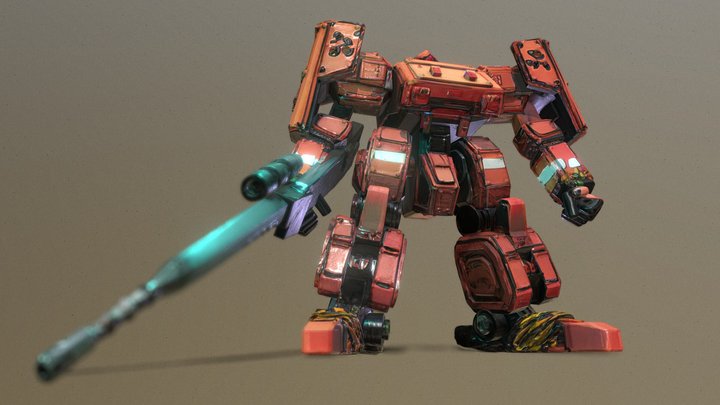 Frost M40 - FM2 Wanzer 3D Model