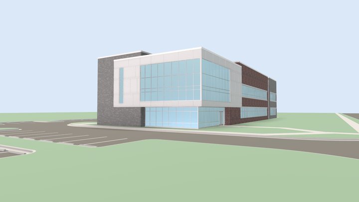 Six Forks Building - Sketchfab2 3D Model