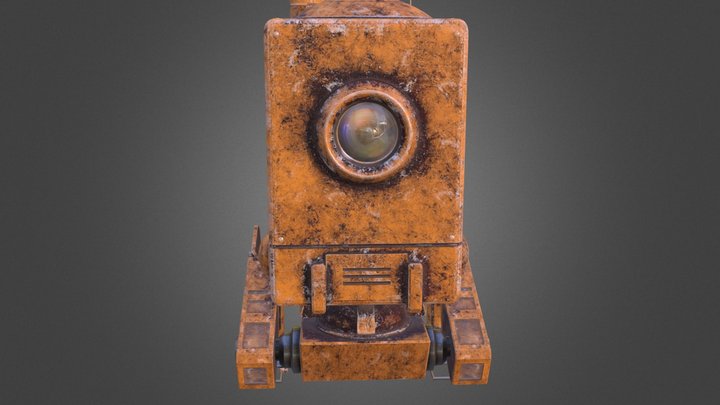 Boxy Robot 3D Model