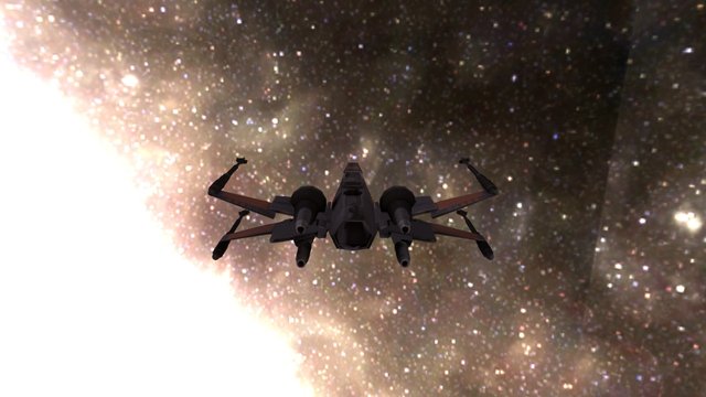 Incom T-70 Xwing 3D Model