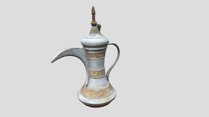 Photogrammetry - Dallah Arabic Coffee Pot 3D Model