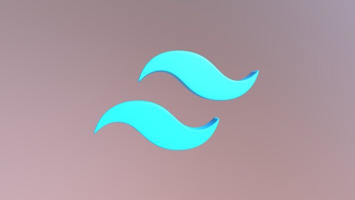Tailwind CSS Logo – 3D Model – Free 3D Model STL