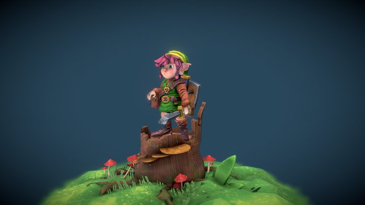 "Little Link" 3D Model