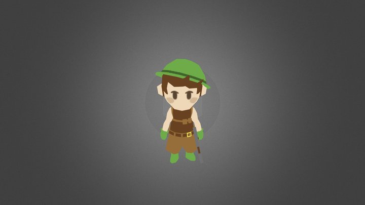 Miner Boy 3D Model