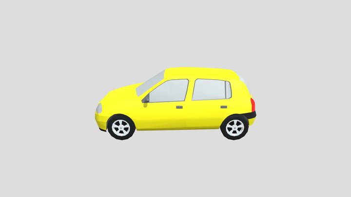 Renault Clio 2 3D Model