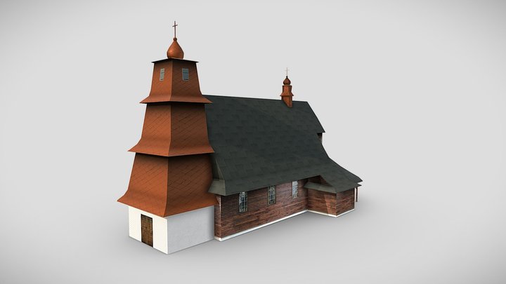 Kanie - kościół 3D Model
