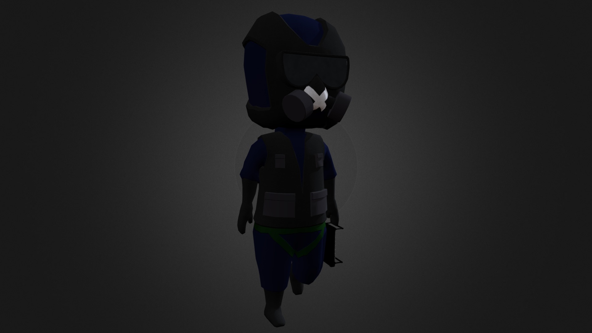 Chibi Mute Walking - 3D model by Crash_Unit [f9a3eab] - Sketchfab
