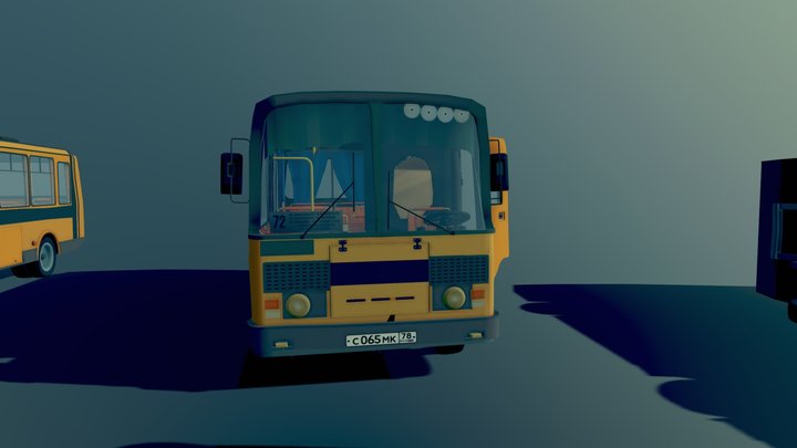 XYZ Homework_Bus 3D Model
