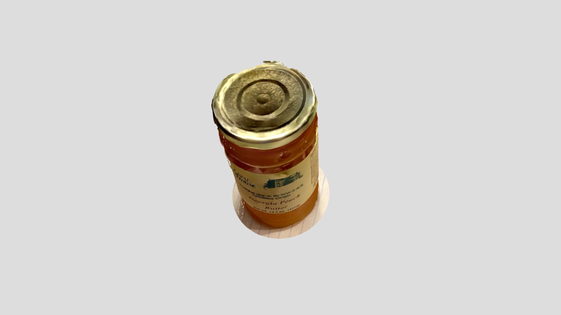 Peach Butter Jar