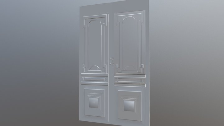 Double Door V1 3D Model