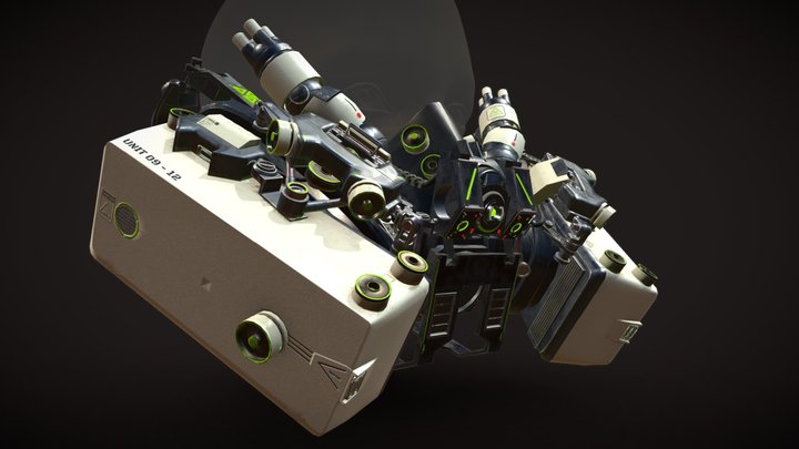 GAP: Cyberpunk Gasmask 3D Model