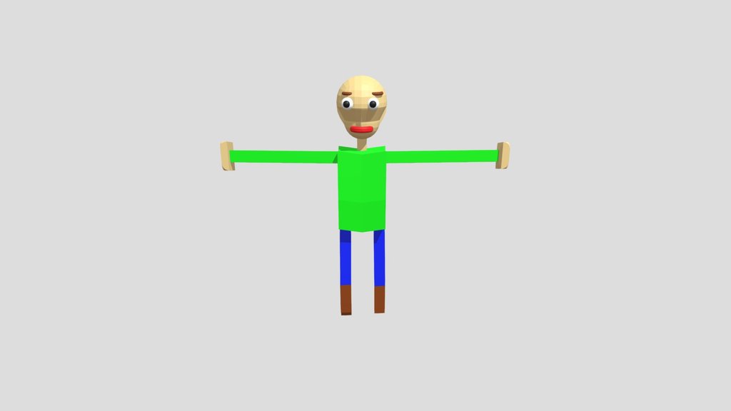temu baldi (rigged)