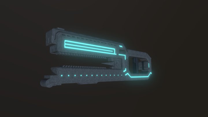 Custom Corpus Weapon Concept 3D Model