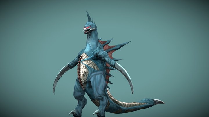 Godzilla: Save the Earth Melee Gigan Miles – Modello 3D gratuito STL
