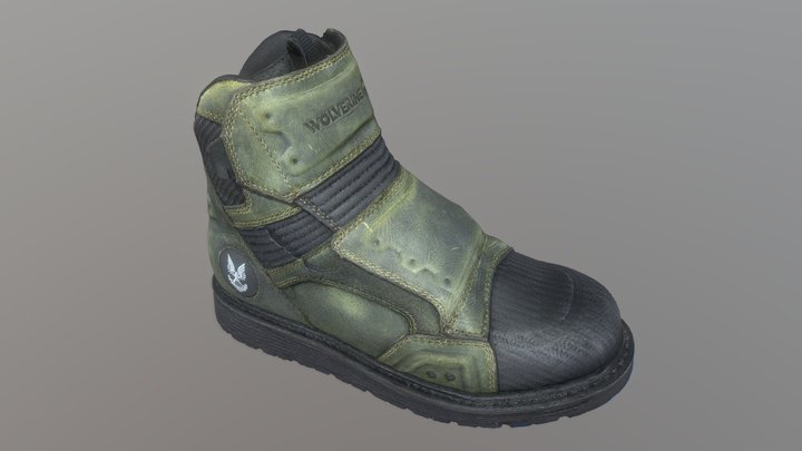 Halo Wolverine Boot 3D Model